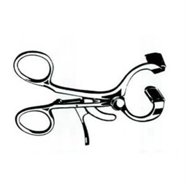 FORBICE CHIRURGICA ACUTA RETTA 12 CM - LINEA FERRI TEDESCHI