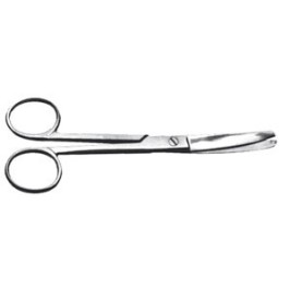 FORBICE CHIRURGICA SMUSSA CURVA 14 CM - LINEA FERRI TEDESCHI