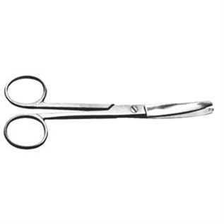 FORBICE CHIRURGICA SMUSSA CURVA 14 CM - LINEA FERRI TEDESCHI