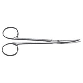 FORBICE DA DISSEZIONE METZENBAUM SMUSSA CURVA 11 CM - LINEA FERRI TEDESCHI