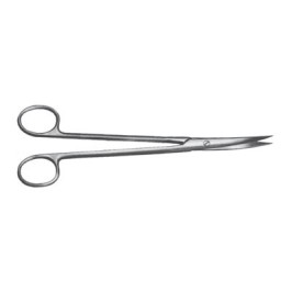 FORBICE DA DISSEZIONE METZENBAUM-NELSON ACUTA CURVA 18 CM - LINEA FERRI TEDESCHI