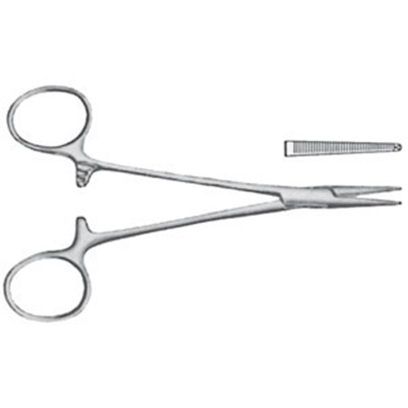 PINZA EMOSTATICA KOCHER HALSTED-MOSQUITO CHIRURGICA RETTA 12 CM - LINEA FERRI TEDESCHI