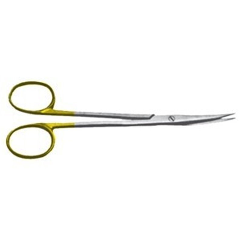 FORBICE DA DISSEZIONE METZENBAUM ACUTA CURVA 14 CM WIDIA - LINEA FERRI TEDESCHI