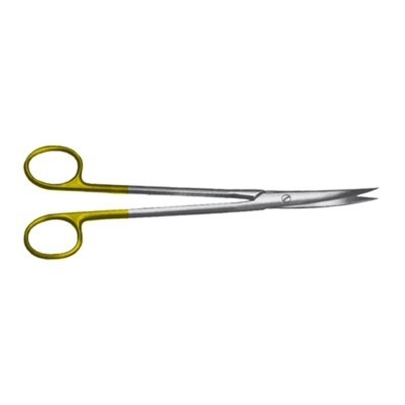 FORBICE DA DISSEZIONE METZENBAUM-NELSON ACUTA CURVA 18 CM WIDIA - LINEA FERRI TEDESCHI