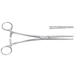 PINZA EMOSTATICA KLEMMER ROCHESTER-PEAN RETTA 22 CM - LINEA FERRI TEDESCHI