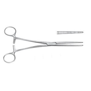 PINZA EMOSTATICA KLEMMER ROCHESTER-PEAN RETTA 26 CM - LINEA FERRI TEDESCHI