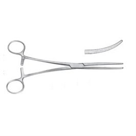 PINZA EMOSTATICA KLEMMER ROCHESTER-PEAN CURVA 18 CM - LINEA FERRI TEDESCHI