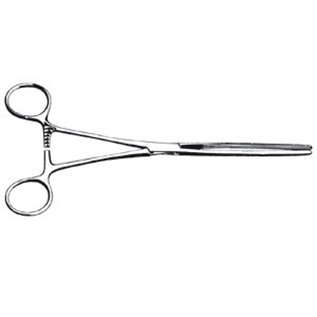 PINZA INTESTINALE KOCHER CURVA 28 CM - LINEA FERRI TEDESCHI