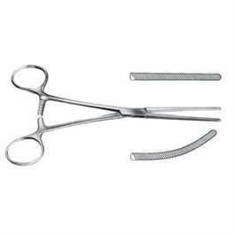 PINZA INTESTINALE BABY-DOYEN CURVA 18 CM - LINEA FERRI TEDESCHI