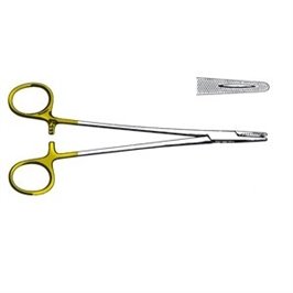 PORTA AGHI MAYO-HEGAR PUNTA FINE 18 CM WIDIA - LINEA FERRI TEDESCHI