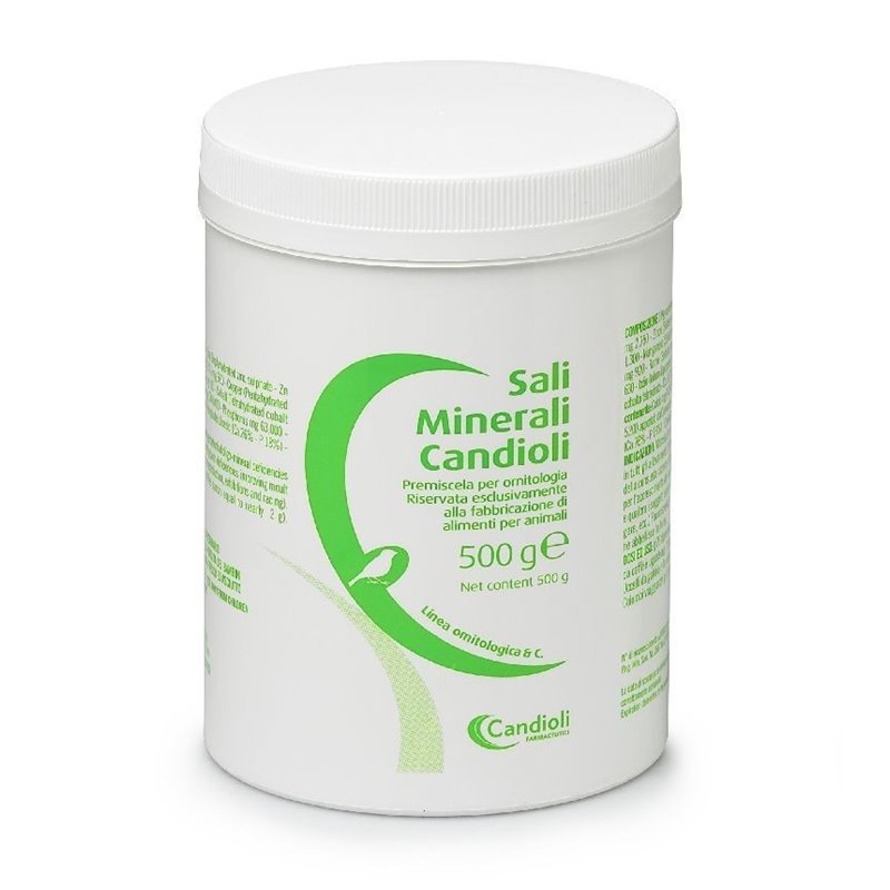 SALI MINERALI ORNITOLOGIA 500 G CANDIOLI