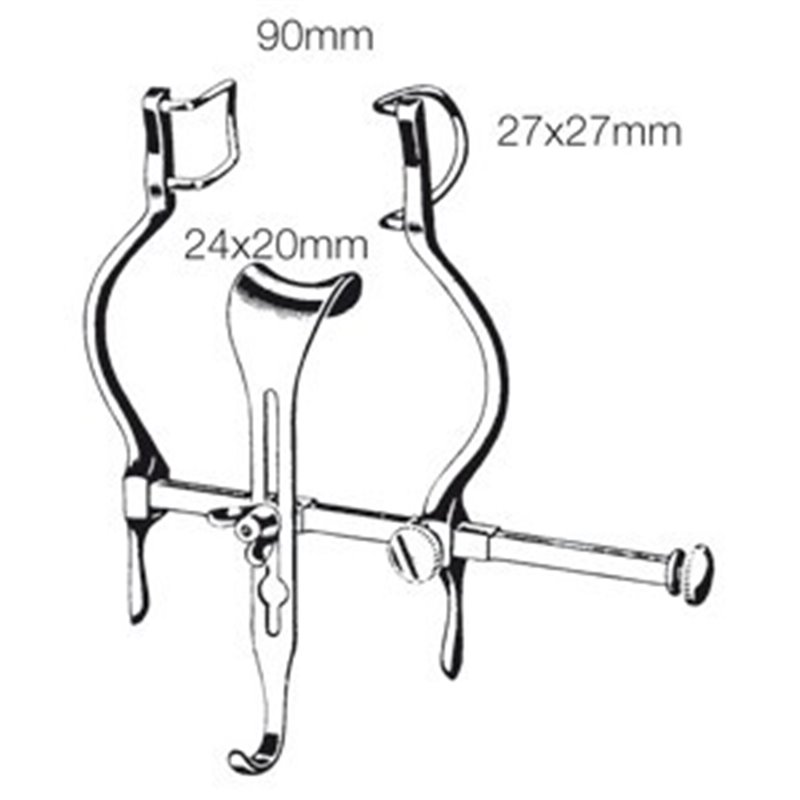 DIVARICATORE ADDOMINALE BALFOUR BABY - LINEA FERRI TEDESCHI