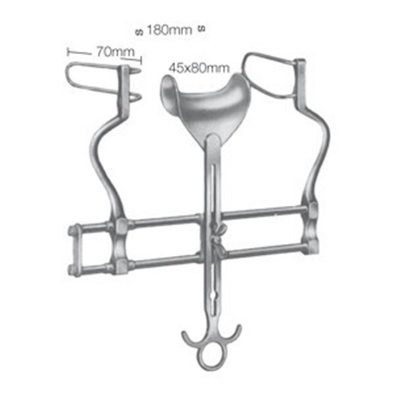 DIVARICATORE ADDOMINALE BALFOUR - LINEA FERRI TEDESCHI