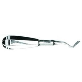 ELEVATORE DI KOPP CURVO PER RADICI 4 MM PUNTA DESTRA - LINEA FERRI TEDESCHI