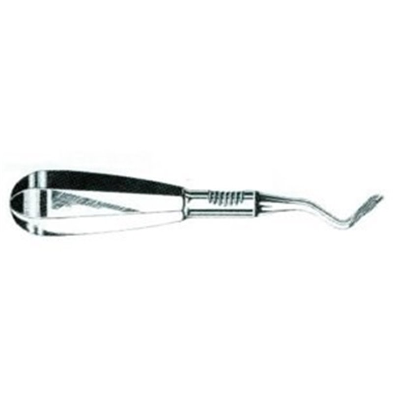 ELEVATORE DI KOPP CURVO PER RADICI 4 MM PUNTA DESTRA - LINEA FERRI TEDESCHI