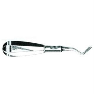 ELEVATORE DI KOPP CURVO PER RADICI 4 MM PUNTA DESTRA - LINEA FERRI TEDESCHI