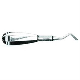 ELEVATORE DI KOPP CURVO PER RADICI 4 MM PUNTA SINISTRA - LINEA FERRI TEDESCHI