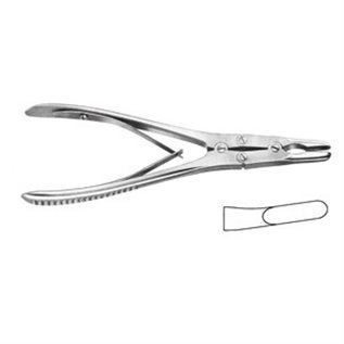 PINZA SGORBIA RUSKIN RETTA 18 CM - LINEA FERRI TEDESCHI