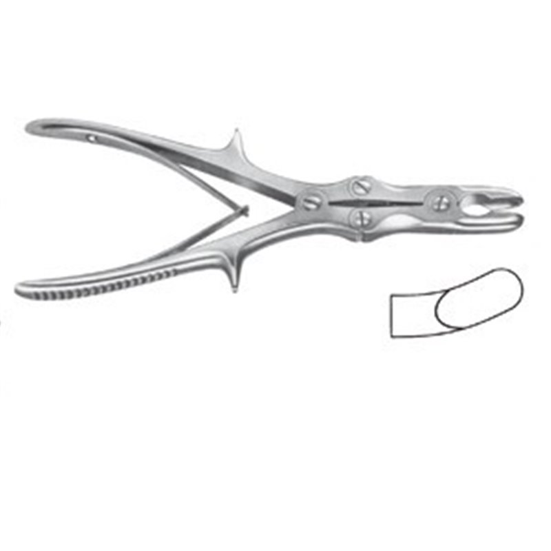 PINZA SGORBIA STILLE-LUER CURVA 22 CM - LINEA FERRI TEDESCHI