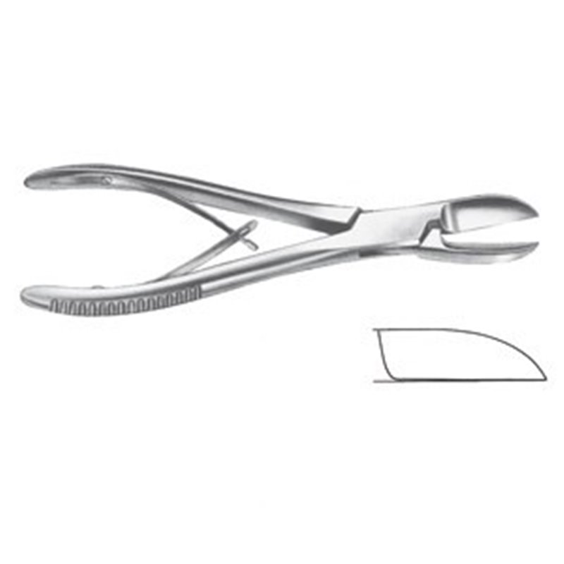 CESOIA PER OSSA LISTON RETTA 22 CM - LINEA FERRI TEDESCHI