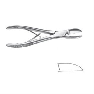 CESOIA PER OSSA LISTON CURVA 17 CM - LINEA FERRI TEDESCHI