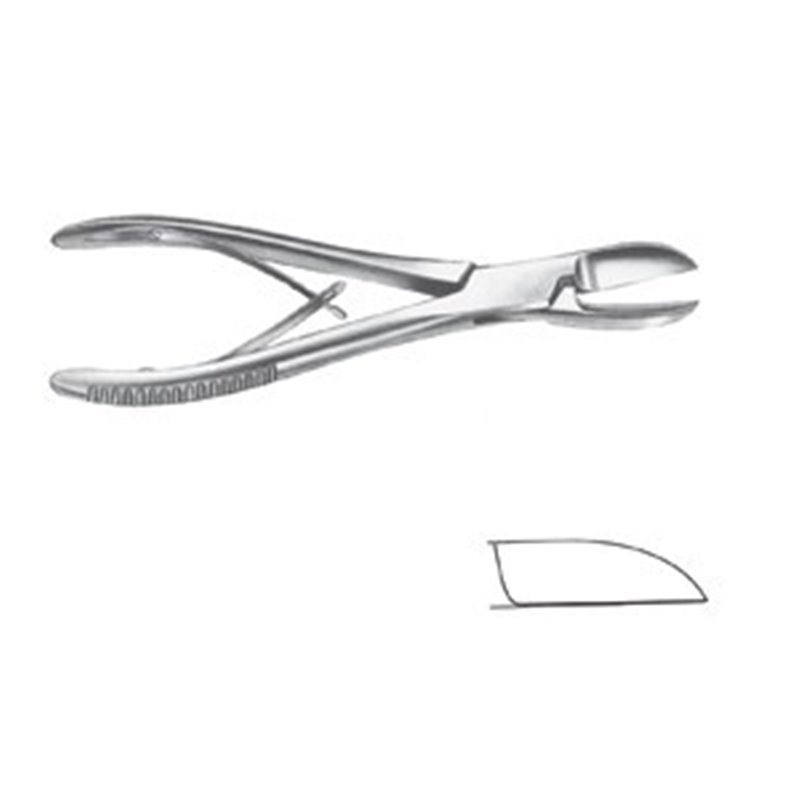 CESOIA PER OSSA LISTON CURVA 19 CM - LINEA FERRI TEDESCHI