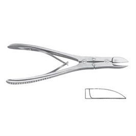 CESOIA PER OSSA RUSKIN-LISTON RETTA 18,5 CM - LINEA FERRI TEDESCHI