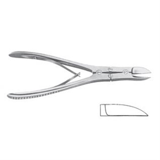 CESOIA PER OSSA RUSKIN-LISTON RETTA 18,5 CM - LINEA FERRI TEDESCHI