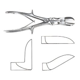 CESOIA PER OSSA STILLE-LISTON RETTA 27 CM - LINEA FERRI TEDESCHI