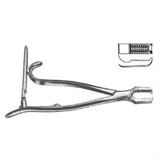 PINZA PER OSSA KERN CON CREMAGLIERA 21 CM - LINEA FERRI TEDESCHI
