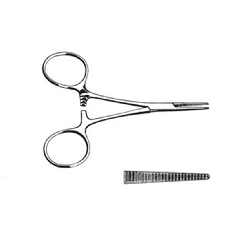 PINZA HARTMANN EMOSTATICA CURVA 10 CM - LINEA FERRI TEDESCHI