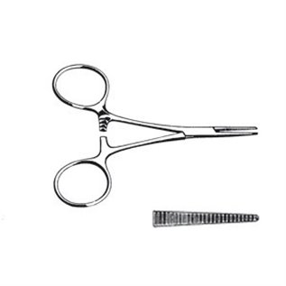 PINZA HARTMANN EMOSTATICA CURVA 10 CM - LINEA FERRI TEDESCHI