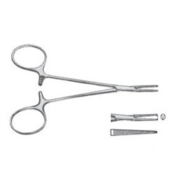 PINZA EMOSTATICA MICRO MOSQUITO ANATOMICA CURVA 10 CM - LINEA FERRI TEDESCHI