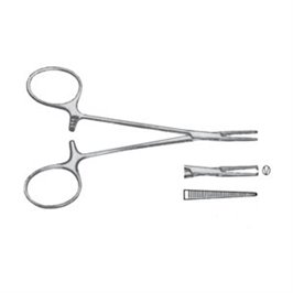 PINZA EMOSTATICA MICRO MOSQUITO CHIRURGICA RETTA 14 CM - LINEA FERRI TEDESCHI