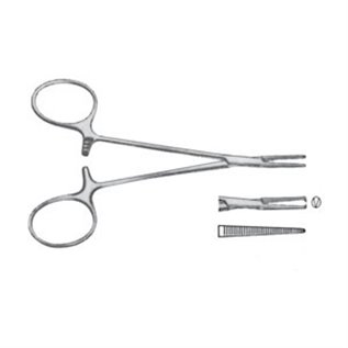 PINZA EMOSTATICA MICRO MOSQUITO CHIRURGICA RETTA 14 CM - LINEA FERRI TEDESCHI