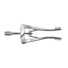 DIVARICATORE OFTALMICO ALM PUNTA ACUTA 7 CM - LINEA FERRI TEDESCHI