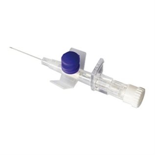 AGO CANNULA DELTAVEN 2 CON ALI 22G x 25 AZZURRO