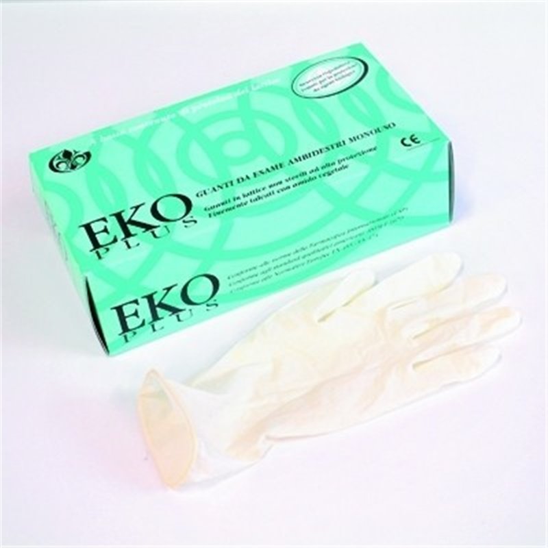 GUANTI LATTICE NON STERILE MIS. XS - 100 PZ