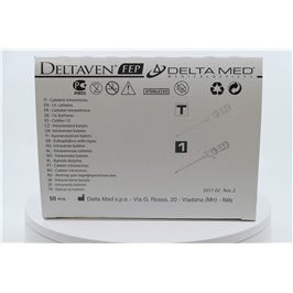 AGO CANNULA DELTAVEN 1 CON ALI 22G x 25 AZZURRO