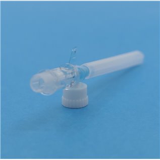 AGO CANNULA DELTAVEN 1 CON ALI 22G x 25 AZZURRO