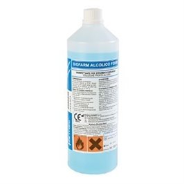 FARMEC - BIOFARM ALCOLICO FERRI 1 LT - DISINFEZIONE PULIZIA FERRI - AZZURRO