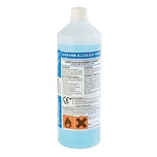 FARMEC - BIOFARM ALCOLICO FERRI 1 LT - DISINFEZIONE PULIZIA FERRI - AZZURRO