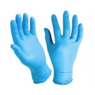 GUANTO NITRILE POWDER FREE BLU MISURA S - 100 PZ