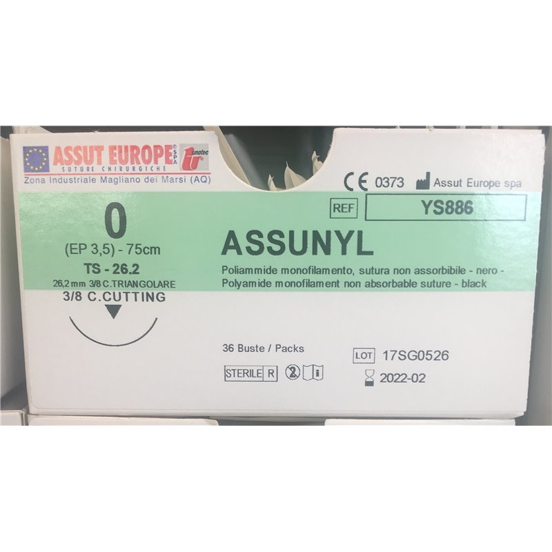 ASSUT - ASSUNYL AGO TRI.26,2MM D.3,5(0) L.75CM YS886 ASSUT - ASSUNYL AGO TRI.26,2MM D.3,5(0) L.75CM YS886