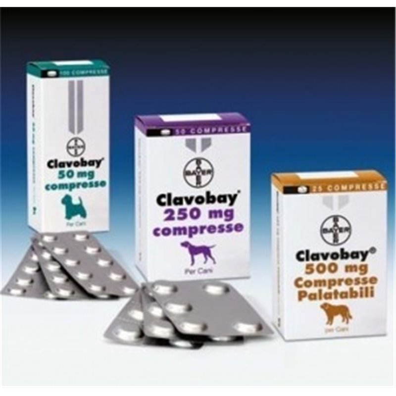 CLAVOBAY 50 MG 20 CPR