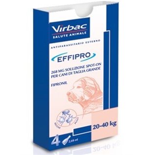 EFFIPRO CANE SPOT ON 20-40 KG ML 24 PIP