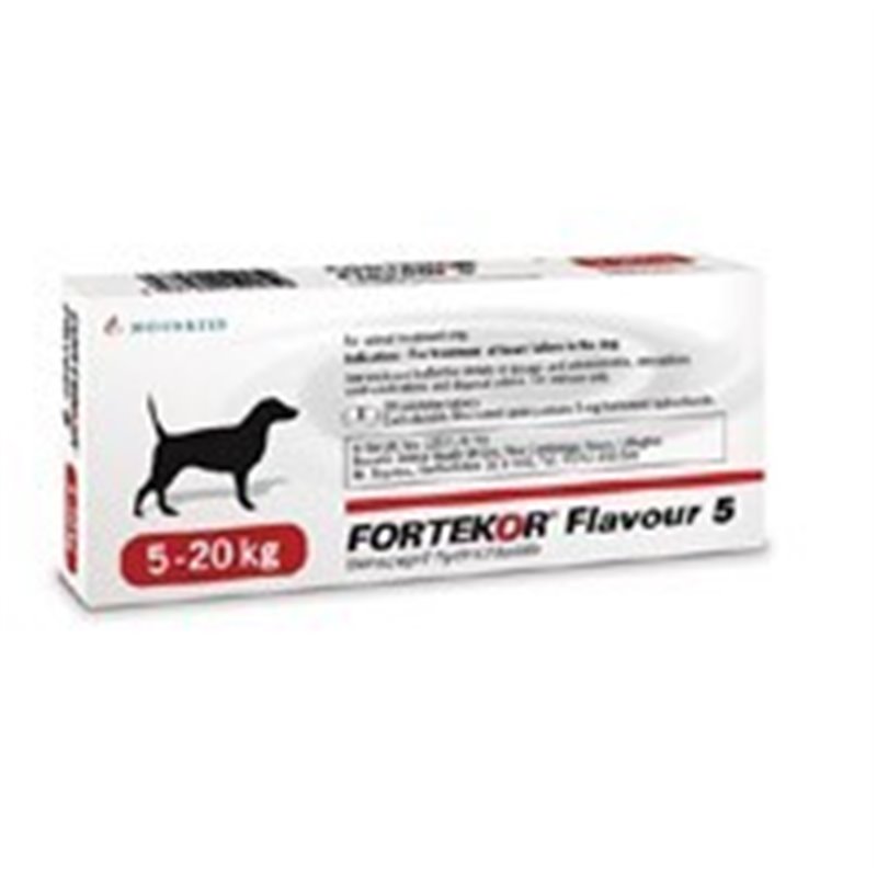 FORTEKOR FLAVOUR 5 MG 14 CPR 5-20 KG FORTEKOR FLAVOUR 5 MG 14 CPR 5-20 KG