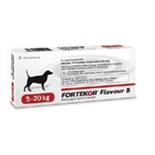 FORTEKOR FLAVOUR 5 MG 14 CPR 5-20 KG