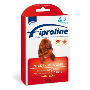 FIPROLINE SO CANE GIG 40/60 KG 4 PIP ROSSO