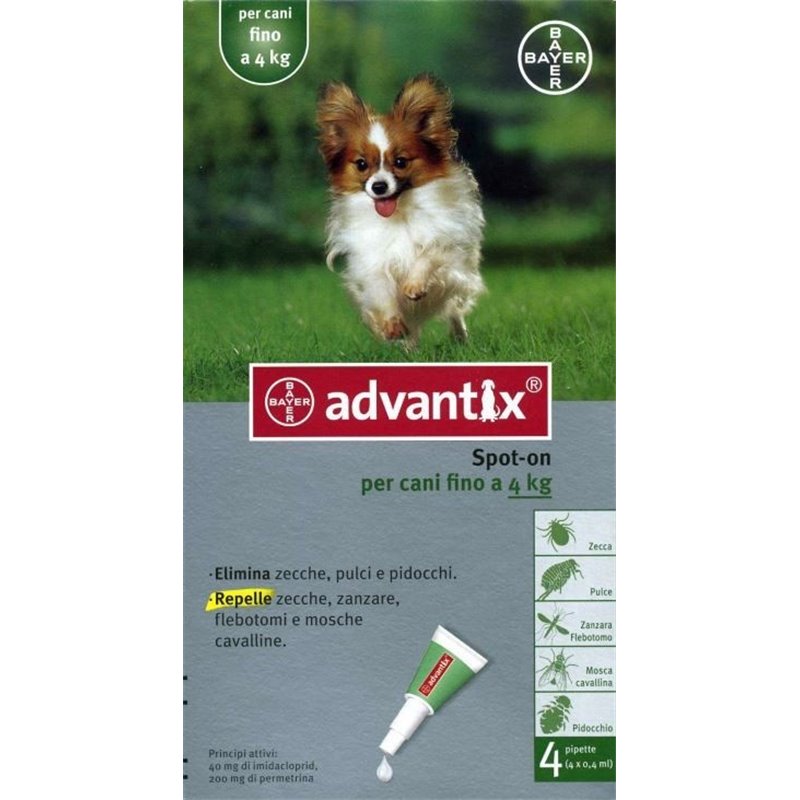 ADVANTIX SPOT ON CANI PICCOLI FINO A 4 KG